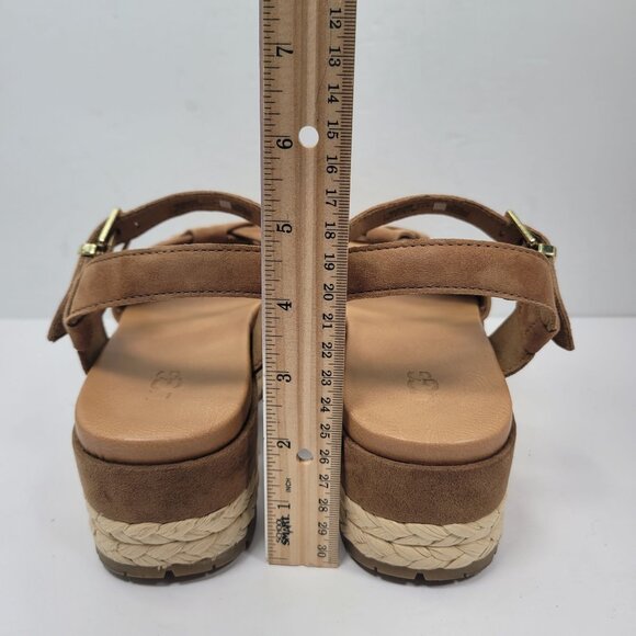 UGG Neusch Women's Brown Platform Sandals S/N 1125026 US Size 8 - Picture 8 of 9